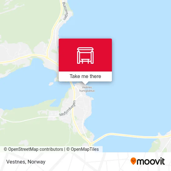 Vestnes map