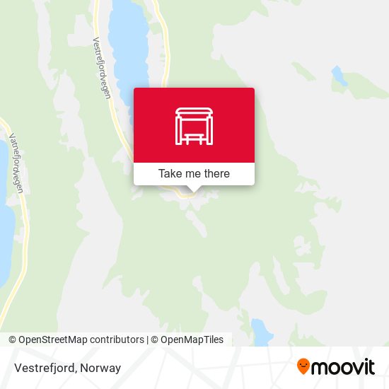 Vestrefjord map