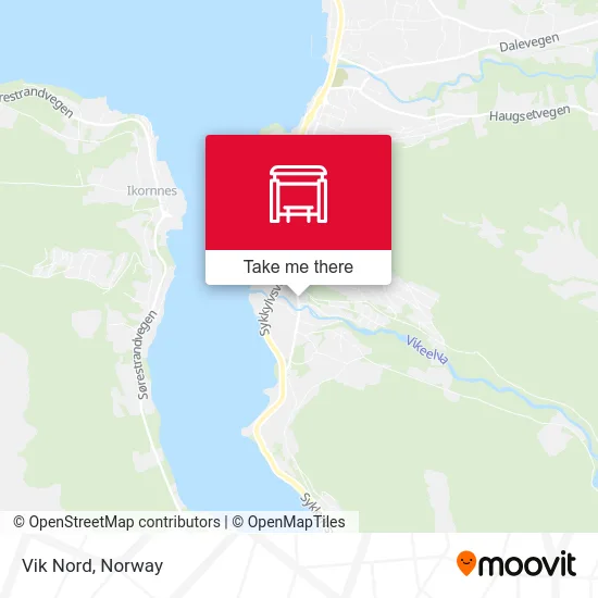 Vik Nord map