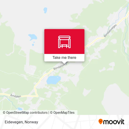 Eidevegen map