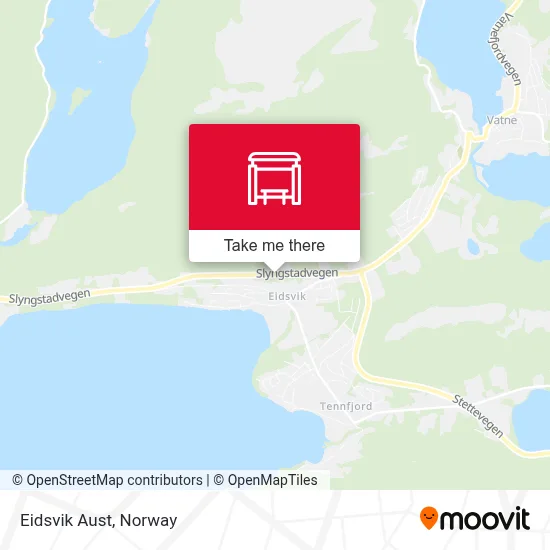 Eidsvik Aust map