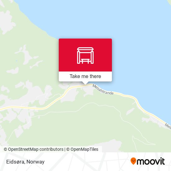 Eidsøra map