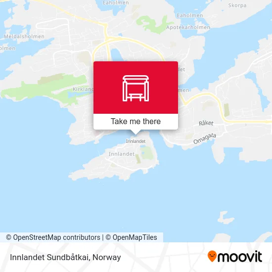 Innlandet Sundbåtkai map