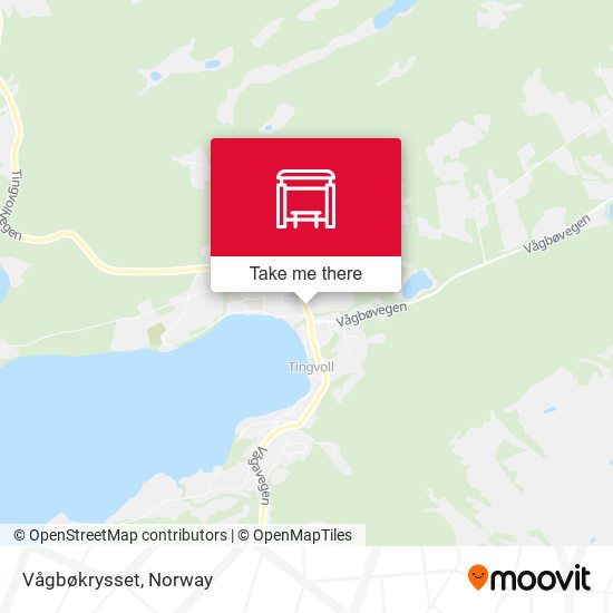 Vågbøkrysset map