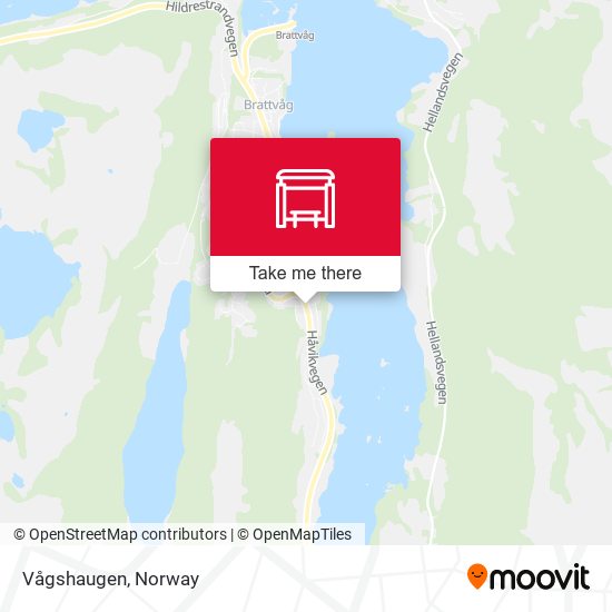 Vågshaugen map