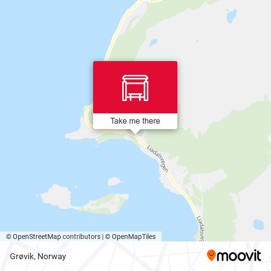 Grøvik map