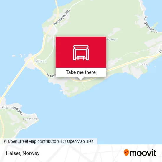 Halset map