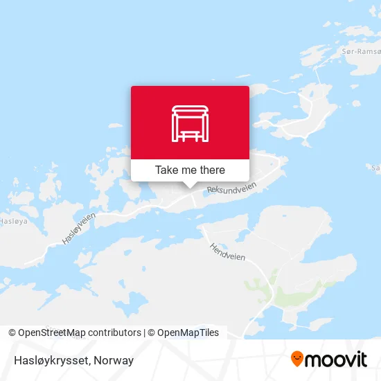 Hasløykrysset map