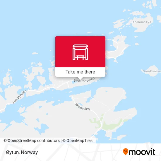Øytun map