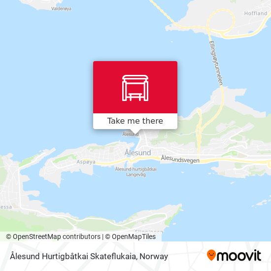 Ålesund Hurtigbåtkai Skateflukaia map