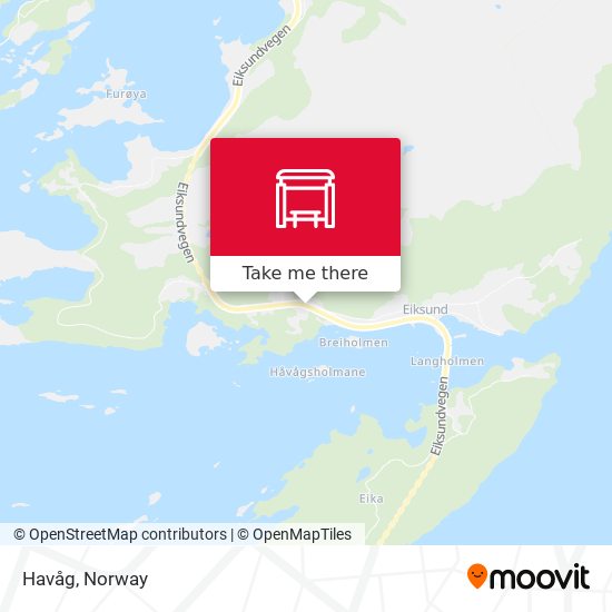 Havåg map