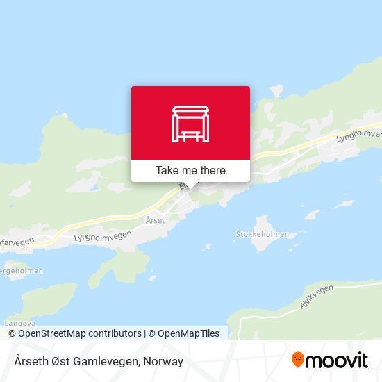 Årseth Øst Gamlevegen map