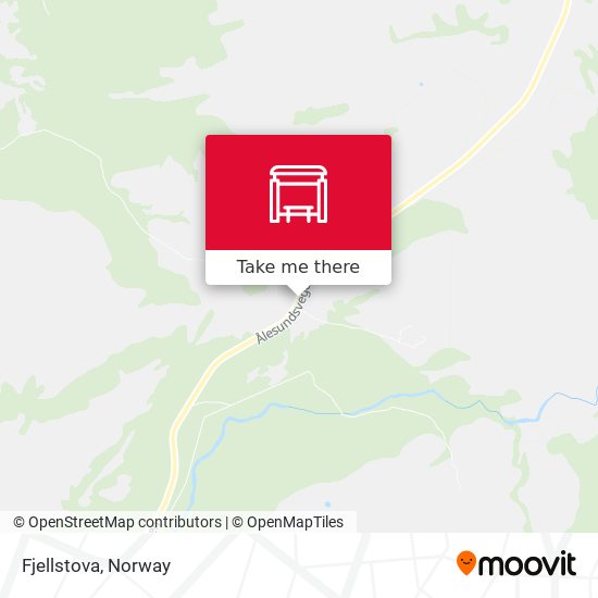 Fjellstova map