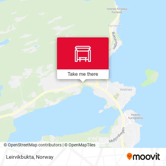 Leirvikbukta map