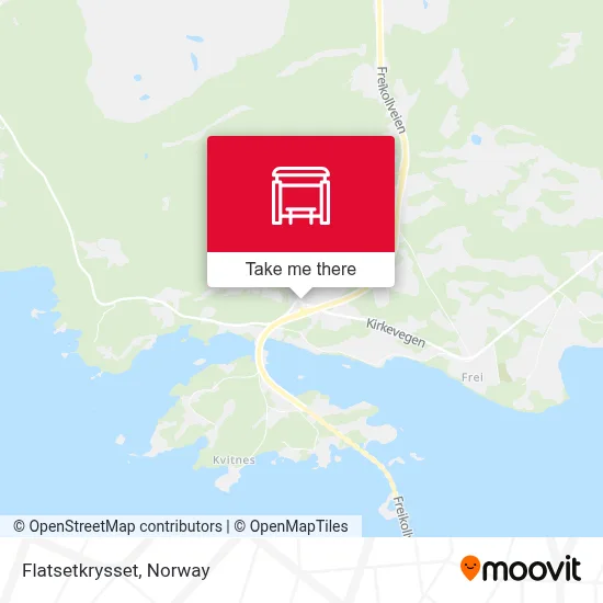 Flatsetkrysset map