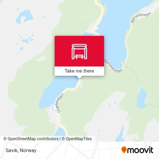 Søvik map
