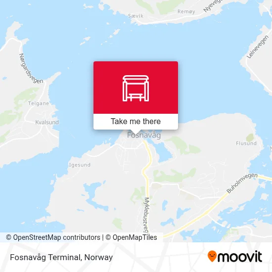 Fosnavåg Terminal map