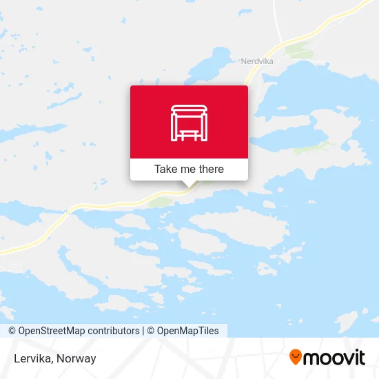 Lervika map