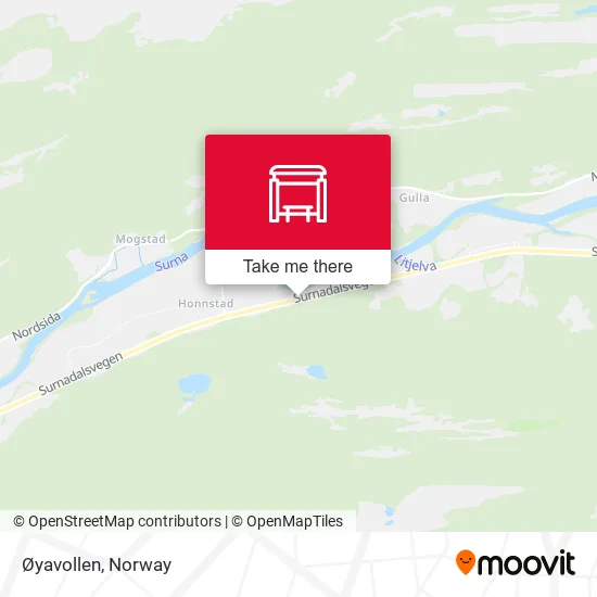 Øyavollen map