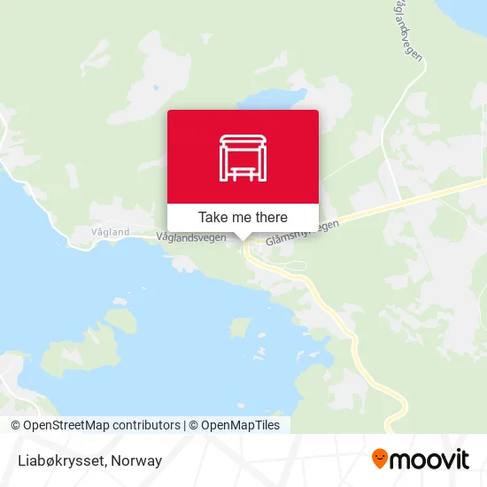 Liabøkrysset map
