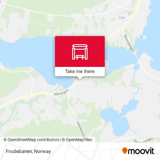 Frodebanen map