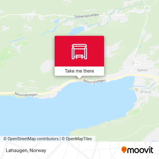 Løhaugen map