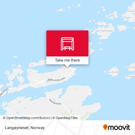 Langøyneset map