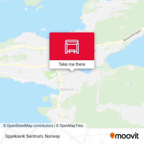 Spjelkavik Sentrum map