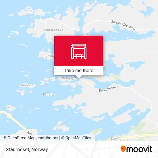 Staurneset map