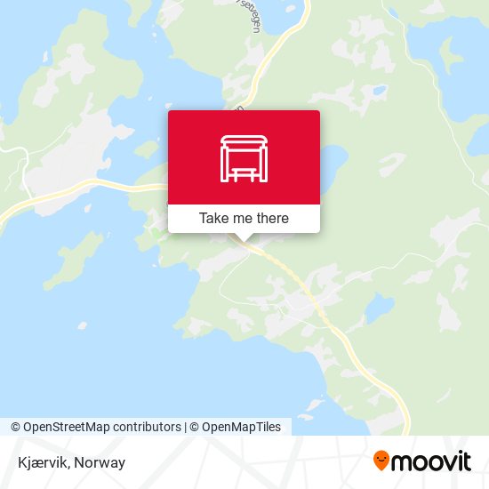 Kjærvik map