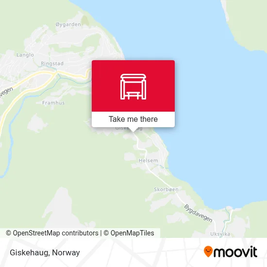 Giskehaug map