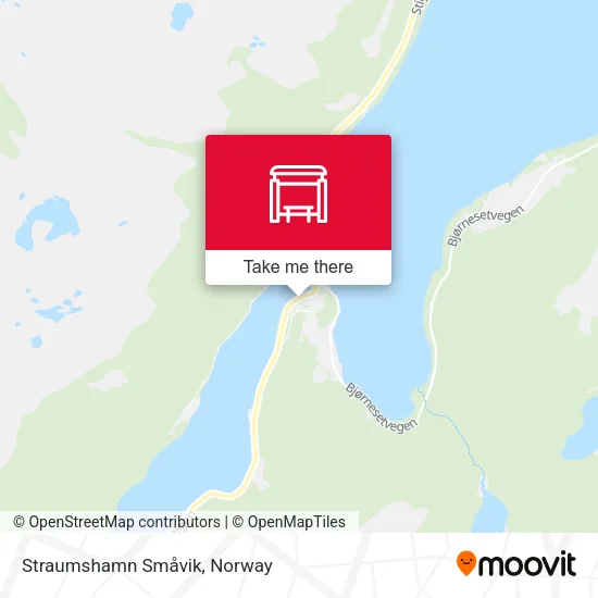 Straumshamn Småvik map