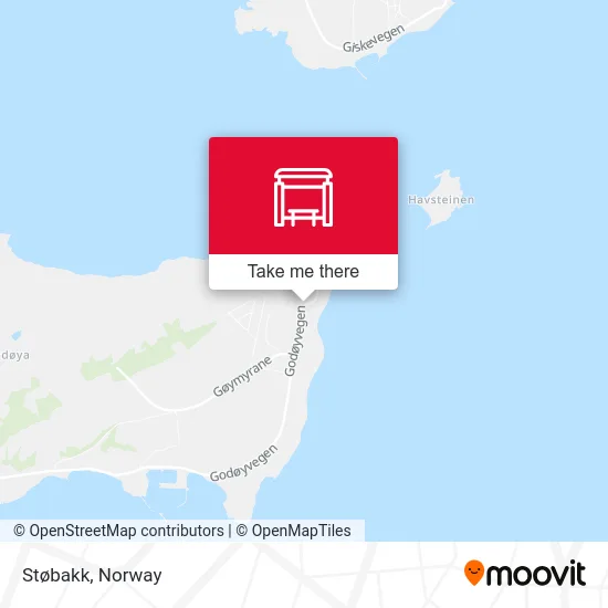Støbakk map