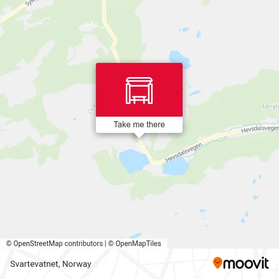 Svartevatnet map