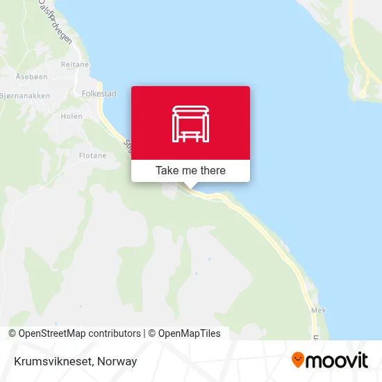 Krumsvikneset map