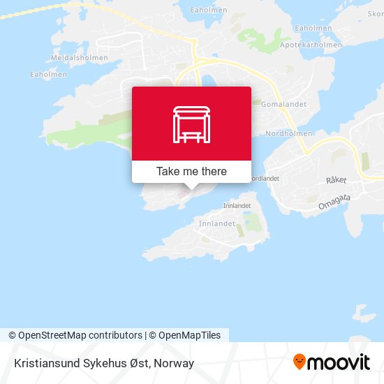 Kristiansund Sykehus Øst map