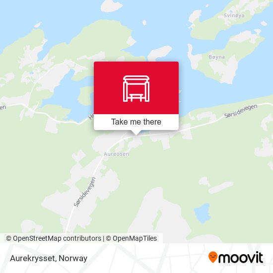 Aurekrysset map