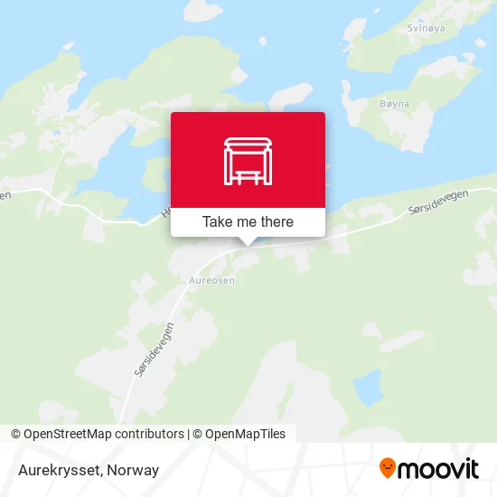 Aurekrysset map