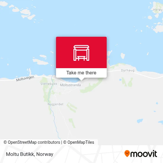 Moltu Butikk map