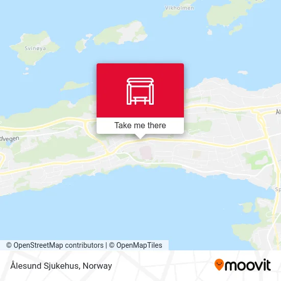 Ålesund Sjukehus map