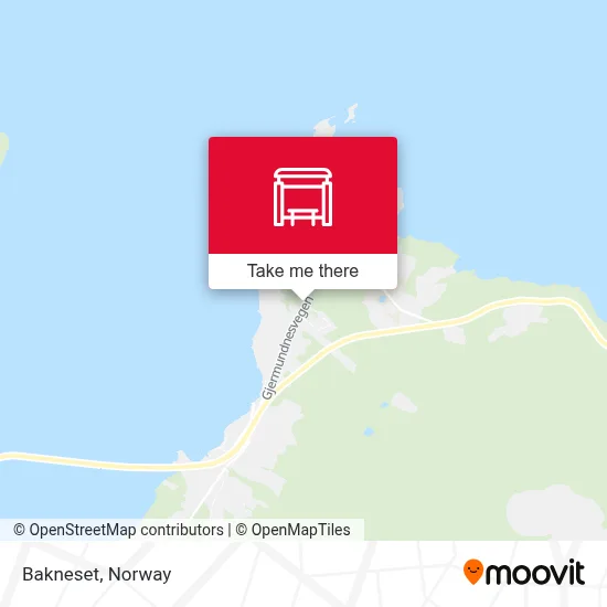 Bakneset map