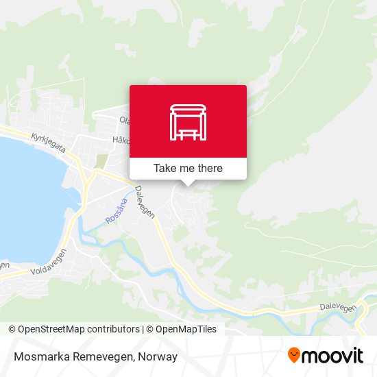 Mosmarka Remevegen map