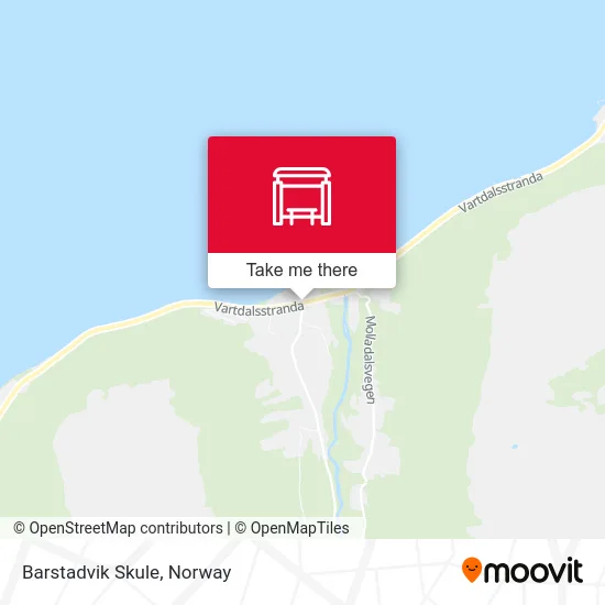 Barstadvik Skule map