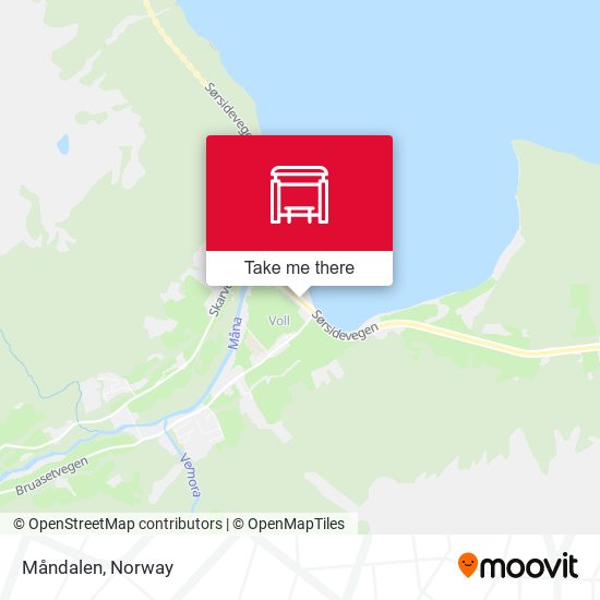 Måndalen map