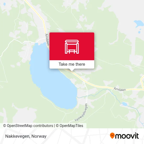 Nakkevegen map