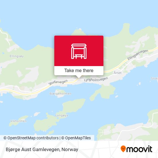 Bjørge Aust Gamlevegen map