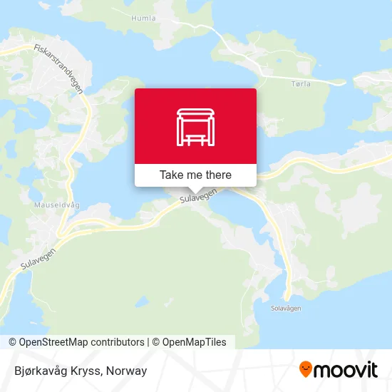 Bjørkavåg Kryss map