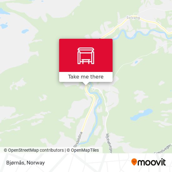 Bjørnås map