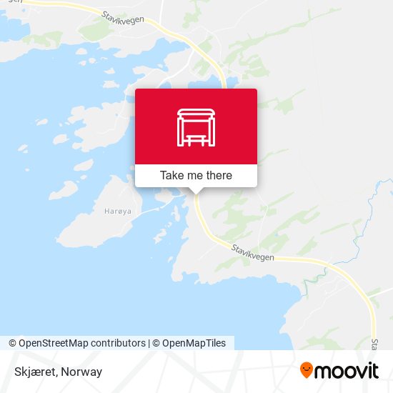 Skjæret map