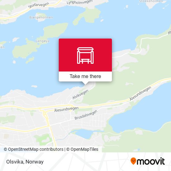 Olsvika map